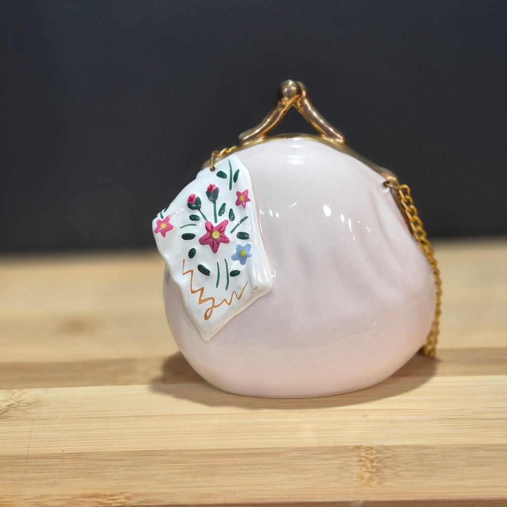VTG Hallmark American Girl Samantha Ceramic Bank Purse Edwardian Historical